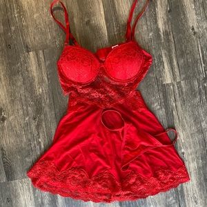 Red Lace Lingerie